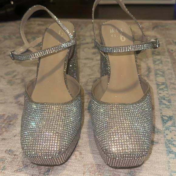 Mix no 6 Sparkly rhinestone heels - Picture 9 of 9